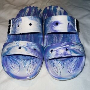 Crocs Marbled Sandal Size 7 W 5 M Pristine